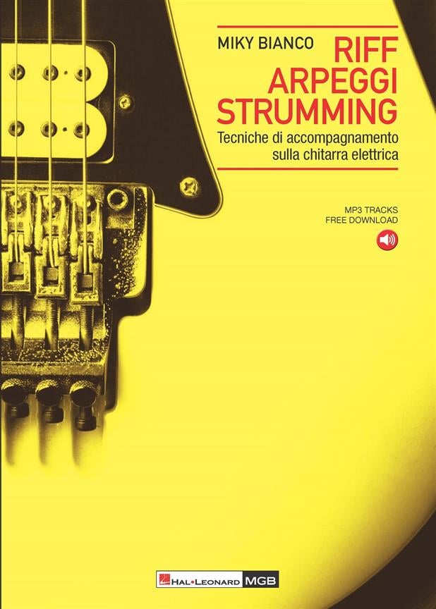 Riff arpeggi strumming per chitarra elettrica